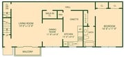 1BR/1BA