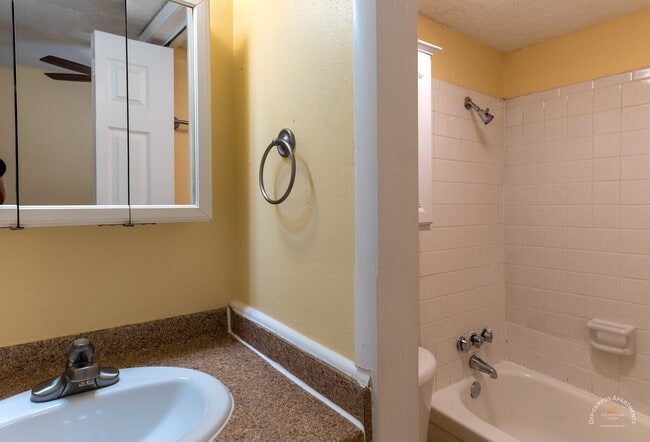 Bathroom with tub