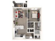 1 Bedroom | 1 Bedroom | 727 SF