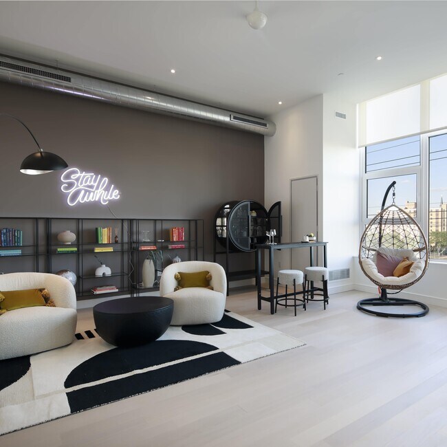 Sala de estar del apartamento de 4 habitaciones Poplar