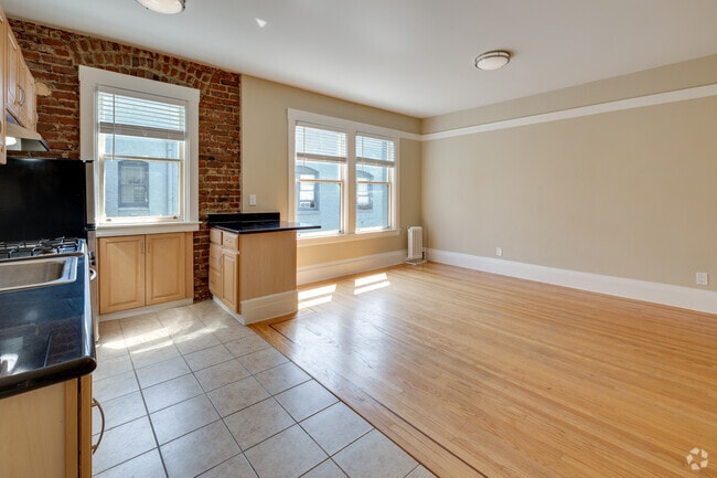 Studio - 364SF - Living Room, Kitchen