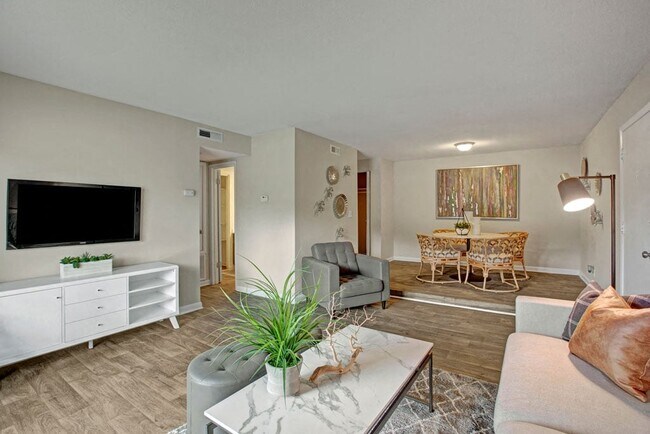 Living Room and Dining Area