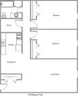 2BR/1BA