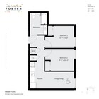 2 Bed 1 Bath -B _ 622 SF