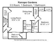 3.5 Room 1 Bed 1 Bath