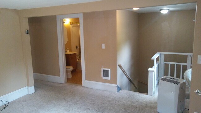 Bathroom and exit to front of house, open private stairway - 114 Walnut St