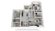 A 3D rendering of The Hideaway