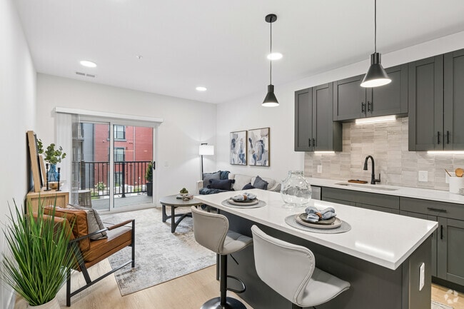 1BR, 1BA - 687SF - Kitchen