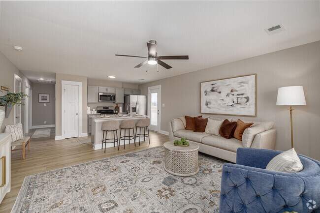 2BR, 2BA - 1,244SF - Living Room
