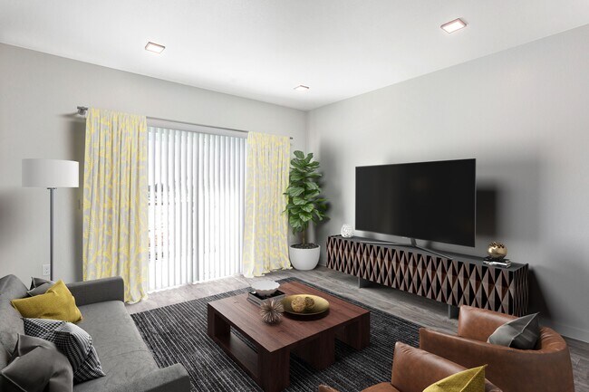 2BR, 2BA 1,100SF Livingroom - Granada Lakes Apartments
