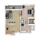 A6 3D Floor plan