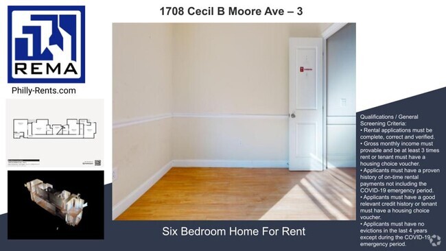 Building Photo - 1708 Cecil B. Moore Ave Unit 3 Rental