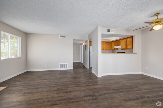 The Verona 2BR, 2BA - 900SF - Kitchen / Living Room