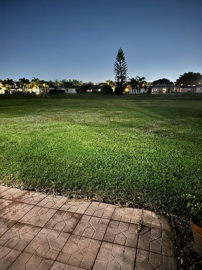 backyard - 3115 N Palm Aire Dr