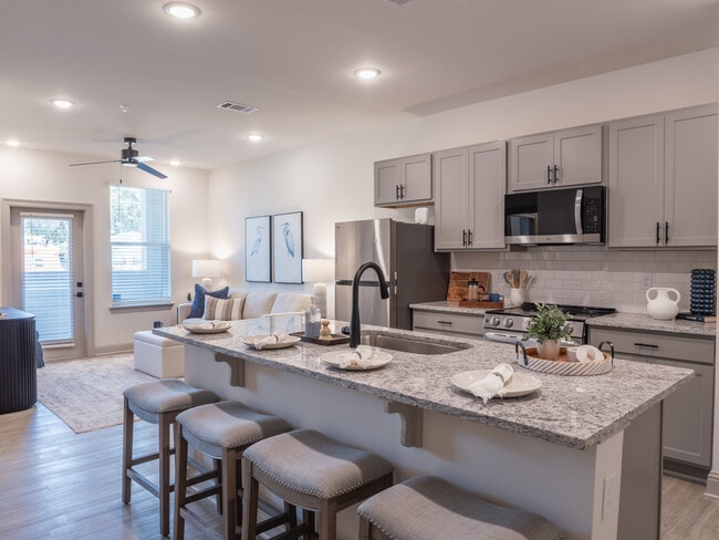 The Daysailer I: 1BR, 1BA- Kitchen - The Waters at Freeport