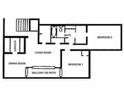 2 BR Lower Level
