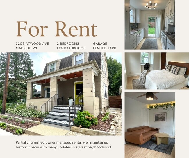 Welcome to your new home in the heart of Madison - 3209 Atwood Ave Rental