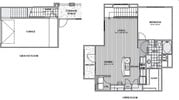 A8-SABAL, 1X1 929SF (WITH ATTACHED GARAGE)