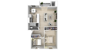 The Stills 2 Bedroom Floorplan