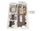 Plano de planta A1 The Taylor en Greenway