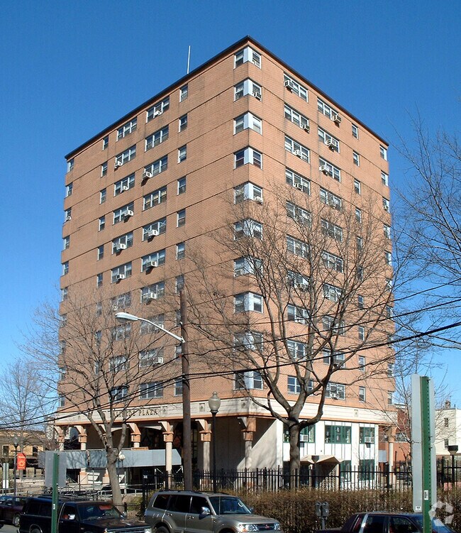 View from the west - Palisades Plaza Apartments