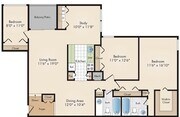 The Magnolia 3br2ba with study/home office/flex space.