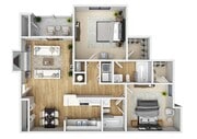 2 Bedroom | 2 Bath | 1132 SF