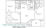 3BR/2BA