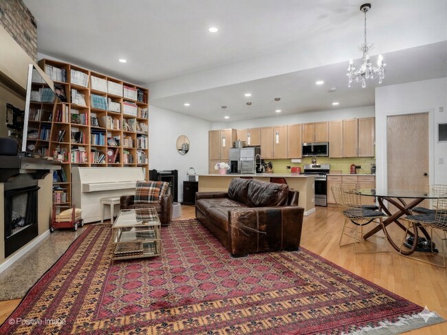 Virtually staged to show new paint color - 2828 N Talman Ave Unit P