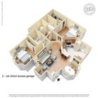 2 Bed 2 Bath 2-car Garage 1148sf