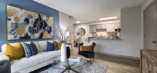 Spacious living room - Kinley Flats