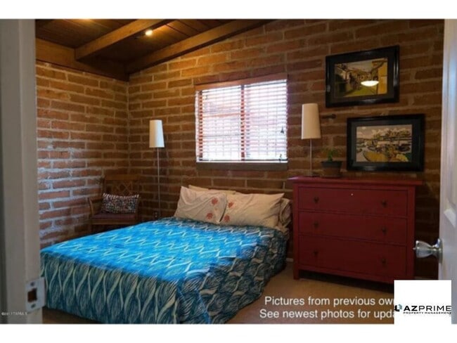 Photo - This modern desert retreat features polish...