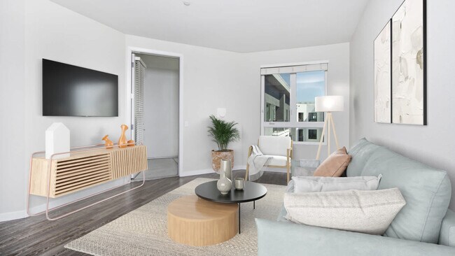 Living Room with Hard Surface Flooring