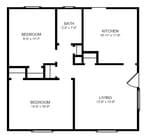 2BR/1BA