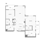 2 BR/2 BA floor plan Broadstone Mission Valley