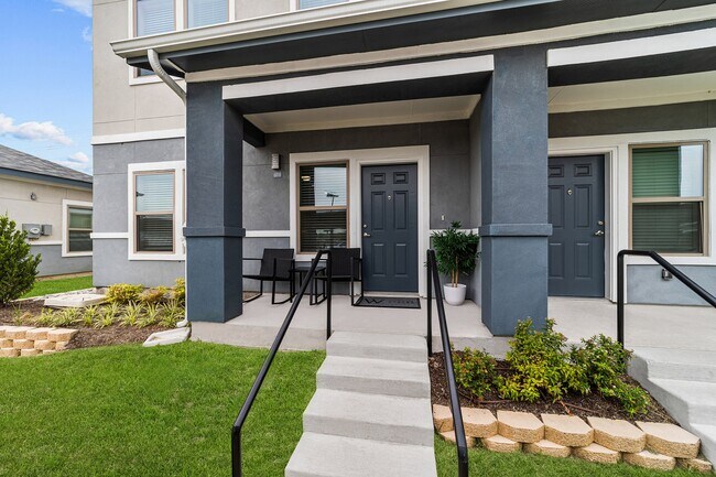 Front Entrance with Patio