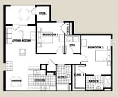 2BR/2BA