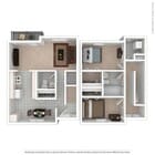 2 bed 1.5 bath