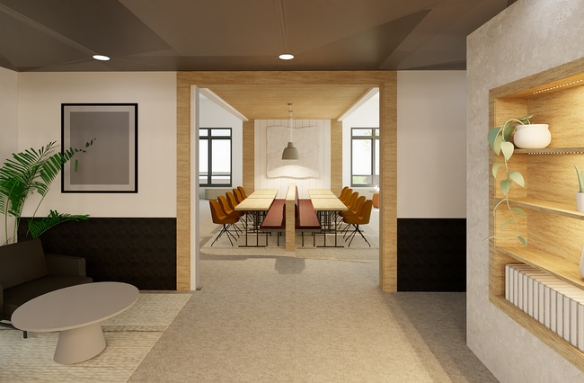 Representación del interior de la comunidad de Rockpointe - Rockpointe at Quarry Trails