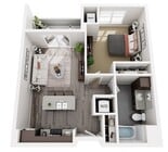 Floor Plan B1 | 22 Slate | Apartments in Madison, WI