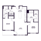 Oberon C2 Two Bedroom Floor Plan