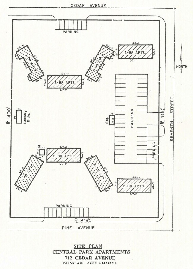 Plano del lugar - Pine Maple Apartments