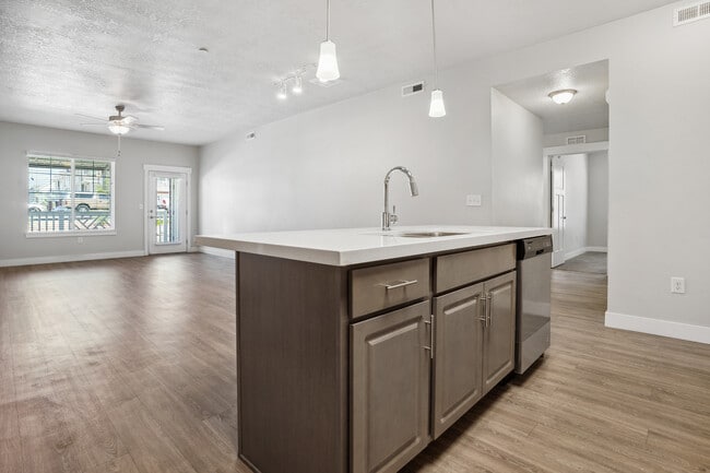 3 bedroom 2 bath kitchen and living room area - Meadows at American Fork