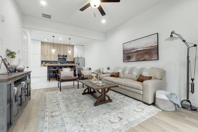Photo - Modern Townhome with Private Rooftop, Office, and Attached Garage in Dallas Unit 104