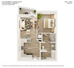 1BR - 593 SQ FT