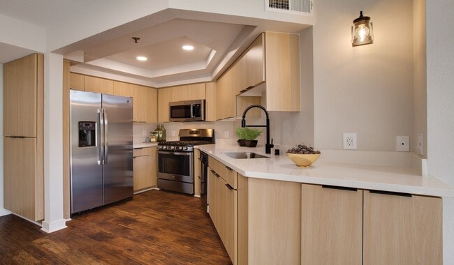 Premier kitchens with premium finishes are available.