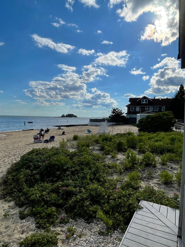 East Wharf Beach is less than a mile from the cottage. - 1023 Boston Post Rd