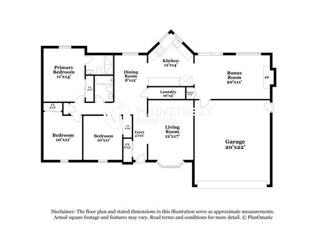 3 Bedroom Pet-Friendly Home in ST CHARLES, MO with Main Street Renewal