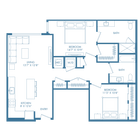 B7u | 2x2 | 1104 sq ft