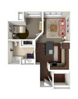 Floor Plan B4 | 50Twenty | Apartments in Madison, WI